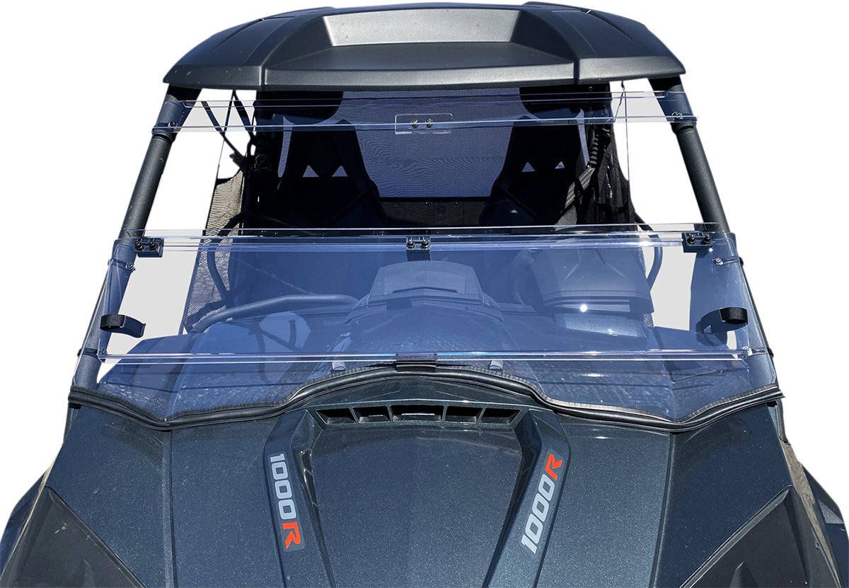 Full Folding Windshield - Deluxe - Commander