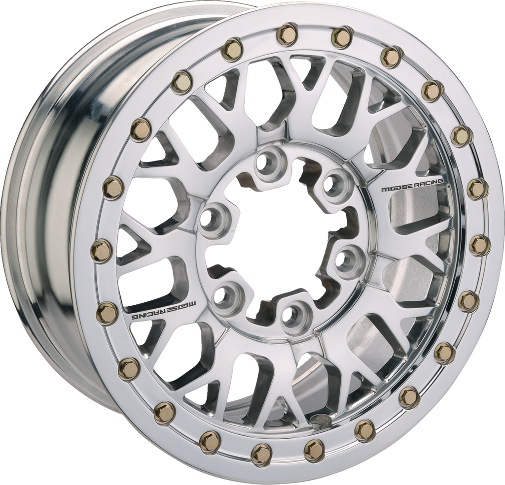 Wheel - 346X - Beadlock/5 Lug - Front/Rear - Silver - 15x7 - 5/4.5 - 5+2