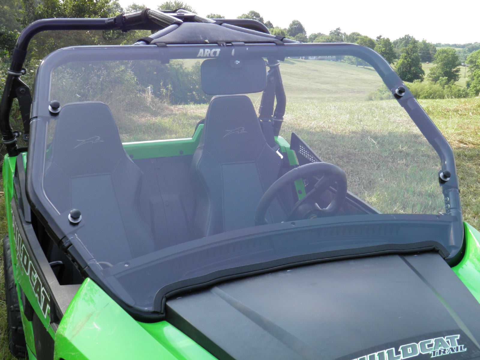 Arctic Cat Wildcat Split Lexan Windshield (2012-2018)