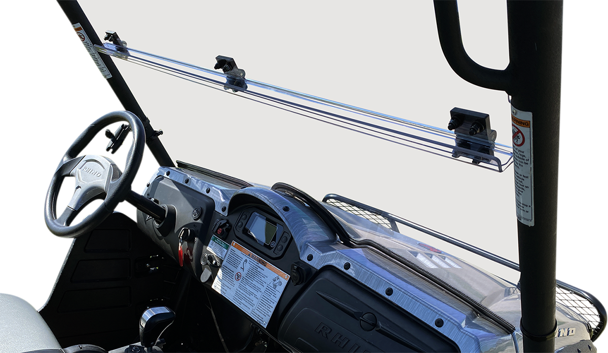 Full Folding Windshield - Deluxe - Rhino