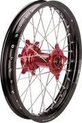 Wheel Assembly - SX-1 - Complete - Rear - Black Wheel/Red Hub - 18x2.15 - Beta