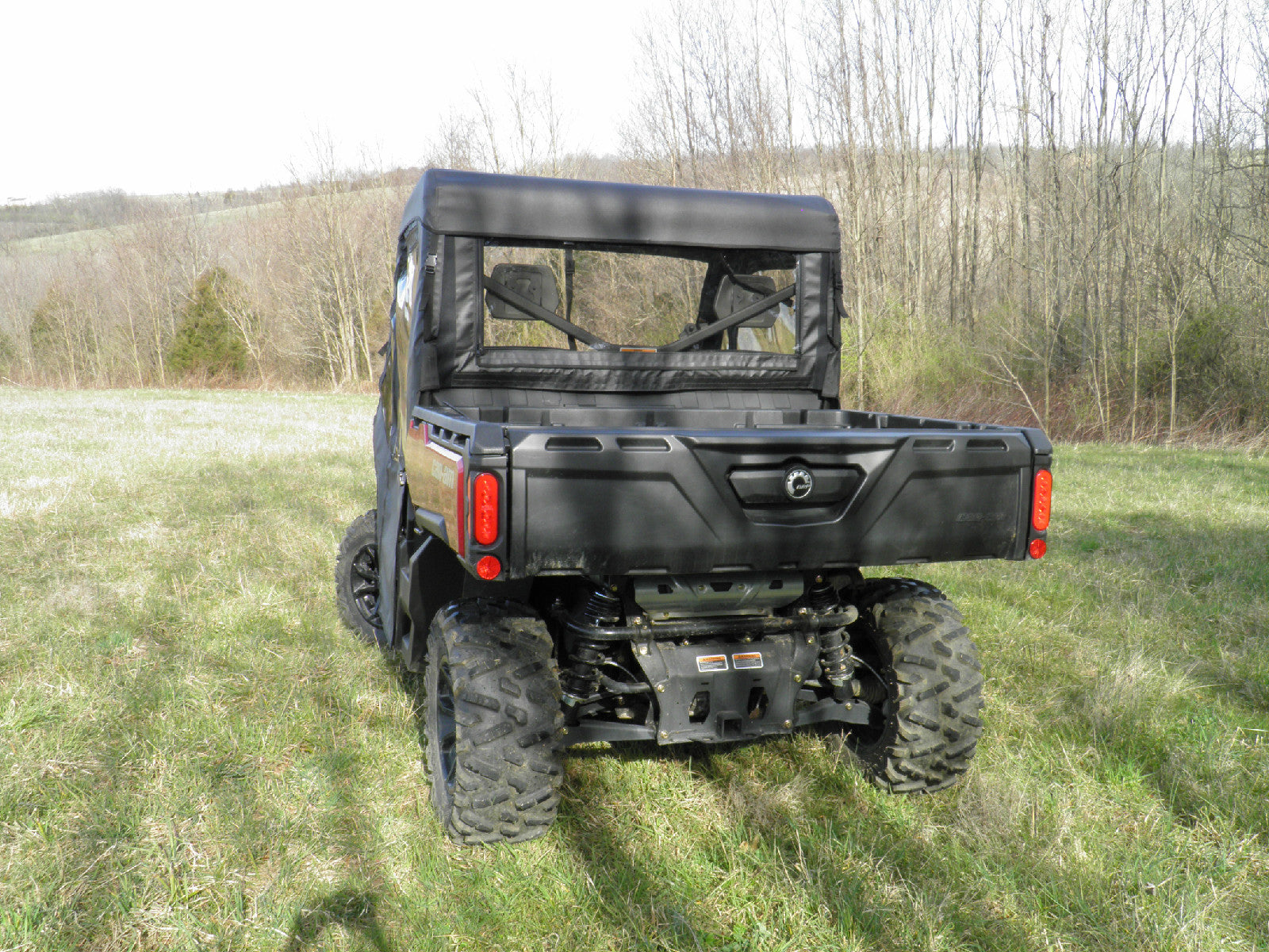 Can-Am Defender Soft Full Enclosure For An Existing Hard Windshield
