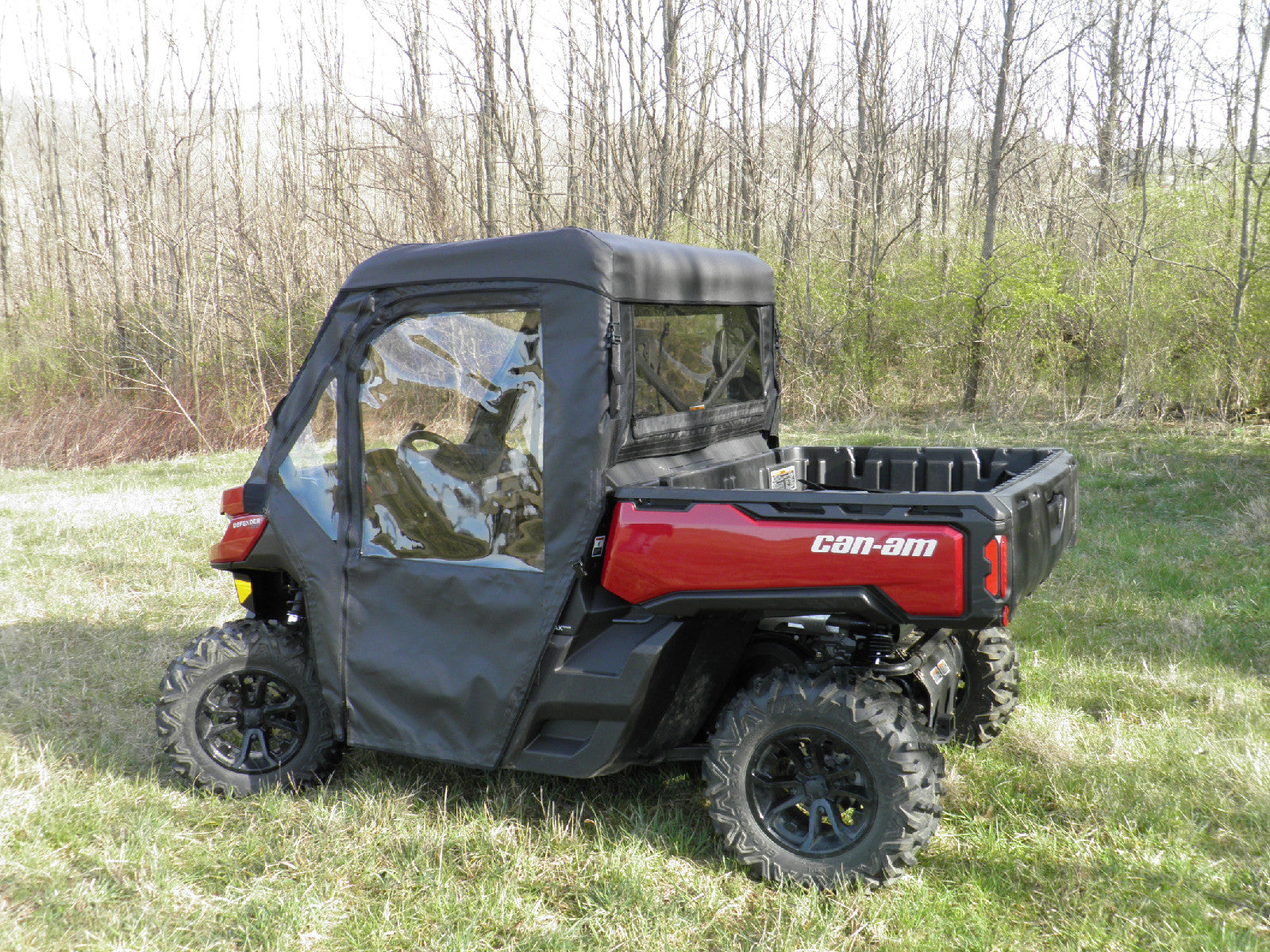 Can-Am Defender Soft Full Enclosure For An Existing Hard Windshield