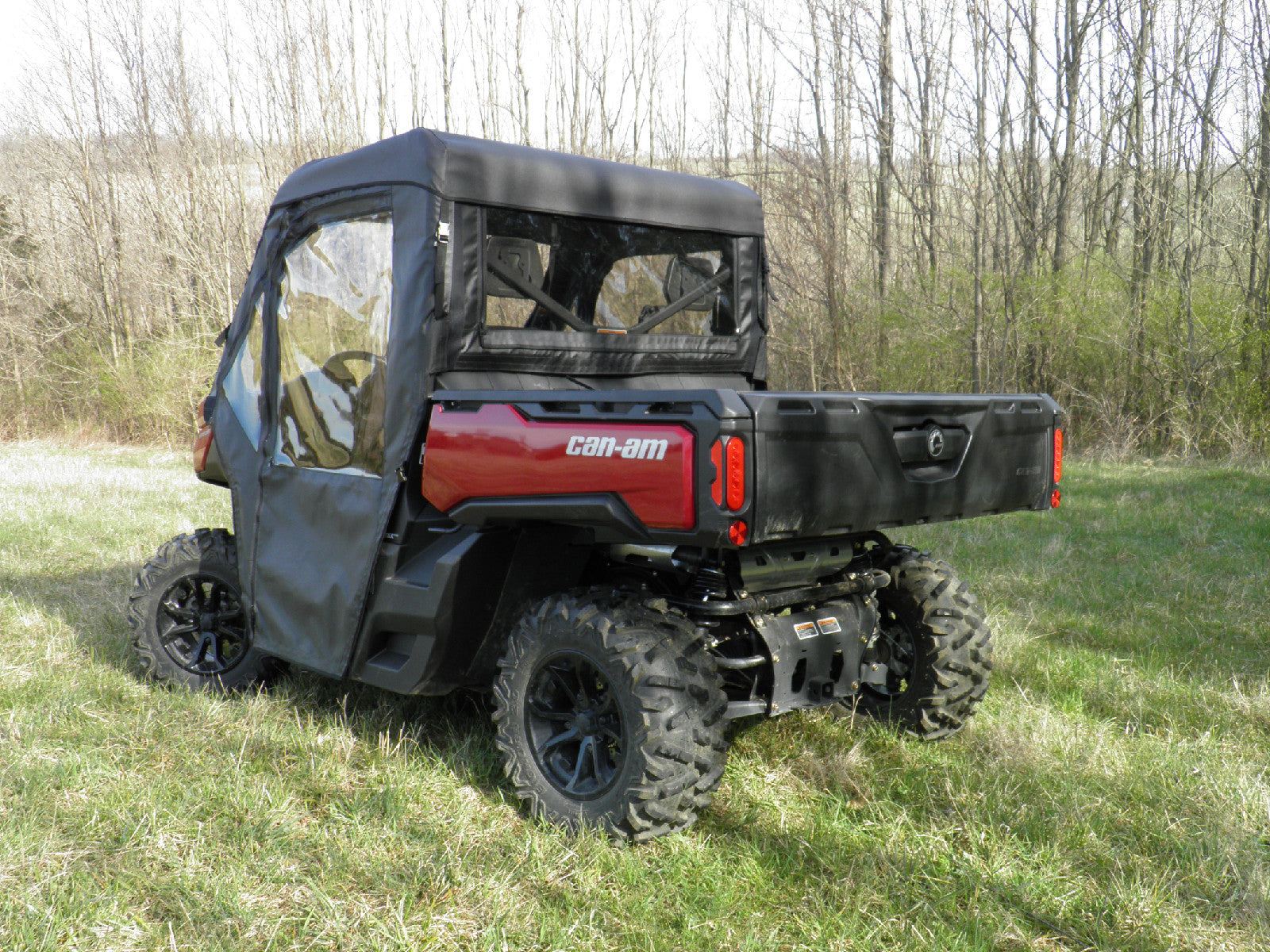 Can-Am Defender Soft Full Enclosure For An Existing Hard Windshield