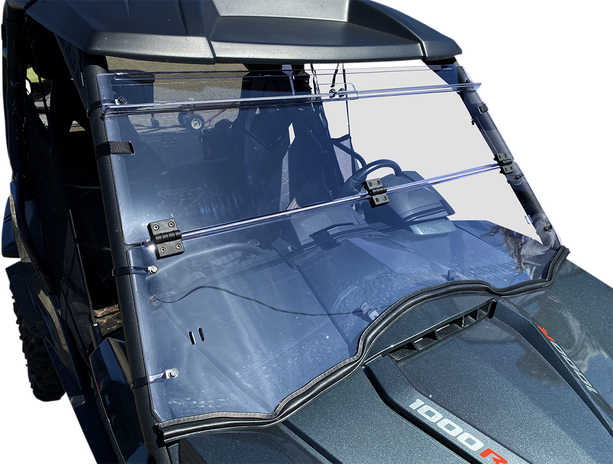 Full Folding Windshield - Deluxe - Commander