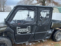 Can-Am Defender Max Framed Upper Soft Doors For Rival Half Lower Doors