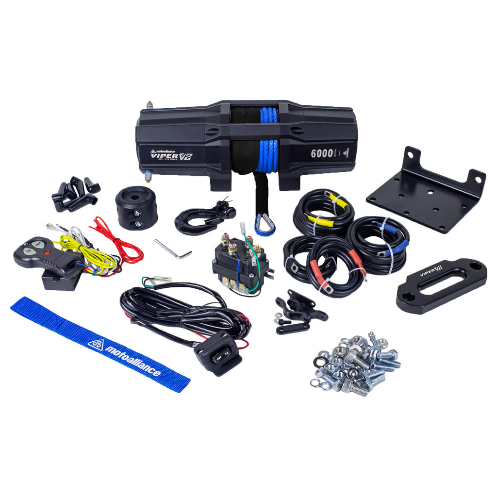 Viper UTV Winch - V3 Wide Spool (4500 - 6000 lbs.)