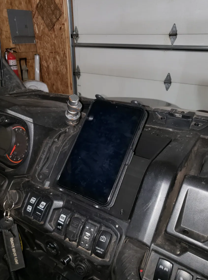 Can Am Defender Center Dash Insert Tablet Holder
