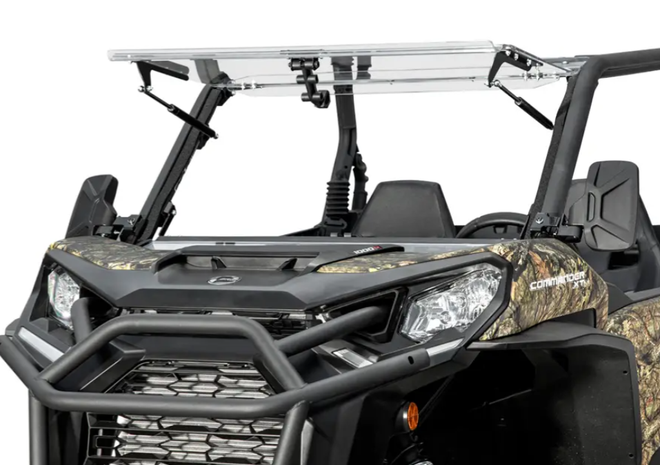 Can-Am Commander Scratch Resistant Flip Windshield (2021+)