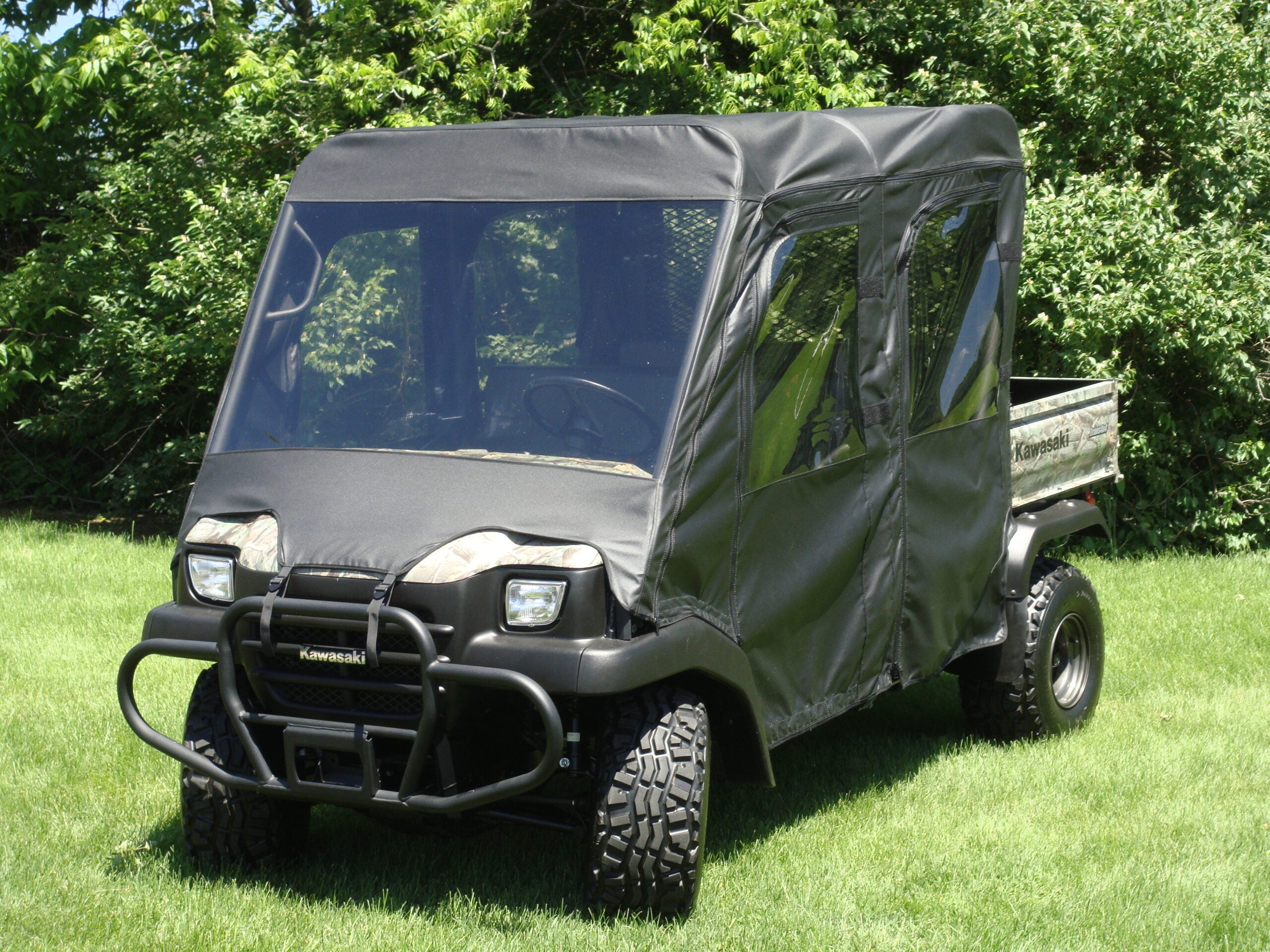 Kawasaki Mule 3000/3010/4000/4010 Trans Full Cab Enclosure with Vinyl Windshield