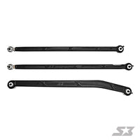 S3 Power Sports 2017+ Can-Am Maverick X3 64" Hd Billet Aluminum Radius Rods, Upper