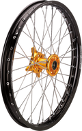 Wheel Assembly - SX-1 - Complete - Front - Black Wheel/Gold Hub - 21x1.6 - Suzuki RM-Z 250/450