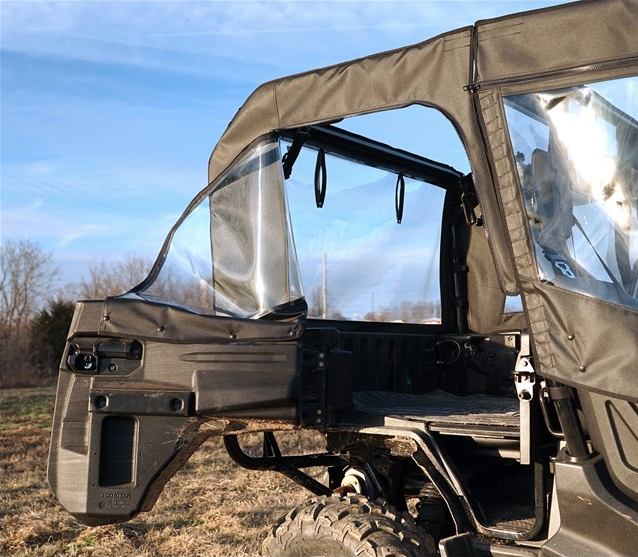 Honda Pioneer 1000-5 Front/Back Soft Door Kit With Middle/Rear Windows