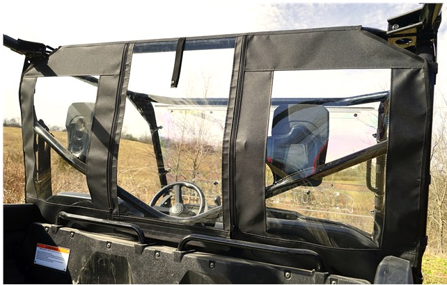 Honda Pioneer 1000-5 Front/Back Soft Door Kit With Middle/Rear Windows