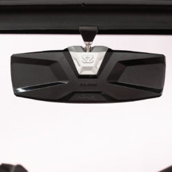 Halo-Ra Cast Rearview Mirror With Cast Aluminum Bezel 1.75" Round Tube
