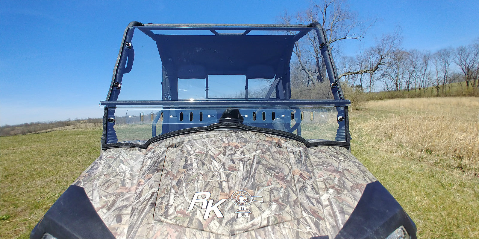 Hisun Sector 550/750, Bennche Cowboy 500/700, Home Depot Vector 700, Massimo Knight 500/700, Coleman Outfitter 550/750-Split Lexan Windshield