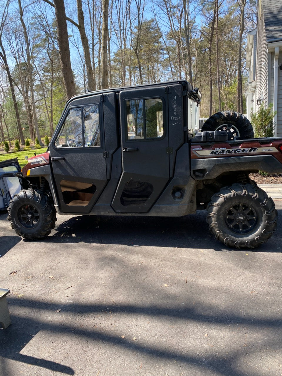 Armor Tech Full Steel Doors W/ Sliding Windows For 2019+ Polaris Ranger Crew Xp 1000/Premium & 2020+ Xp 900