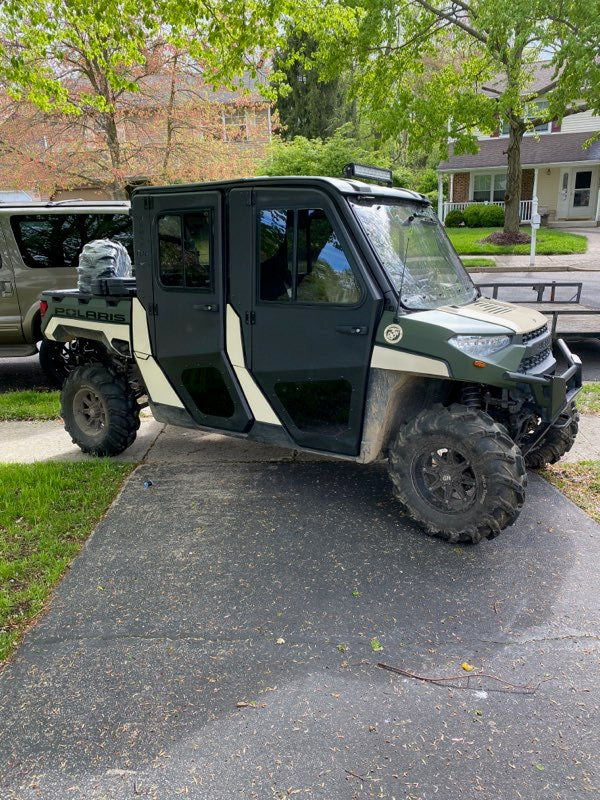 Armor Tech Full Steel Doors W/ Sliding Windows For 2019+ Polaris Ranger Crew Xp 1000/Premium & 2020+ Xp 900