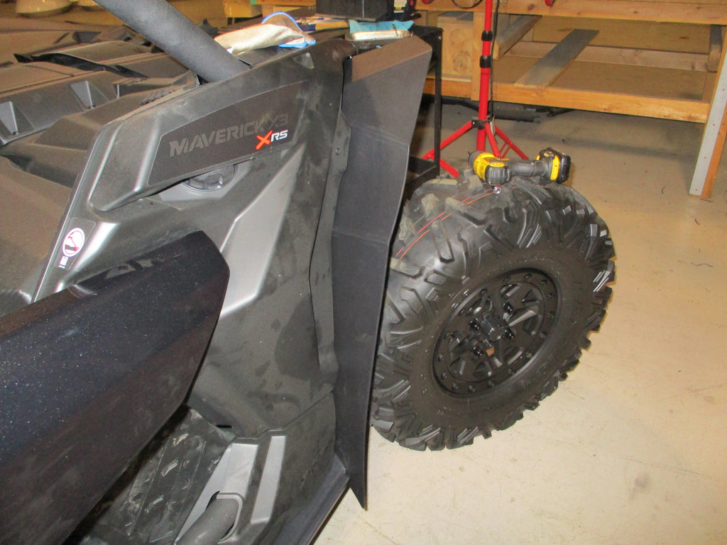 Trail Armor Can Am Maverick X3, Maverick X3 X Ds, Maverick X3 X Rs, Maverick X3 Max, Maverick X Rs, And Maverick Max X Ds Mud Flap Fender Extensions For X3 Style Fender Flares