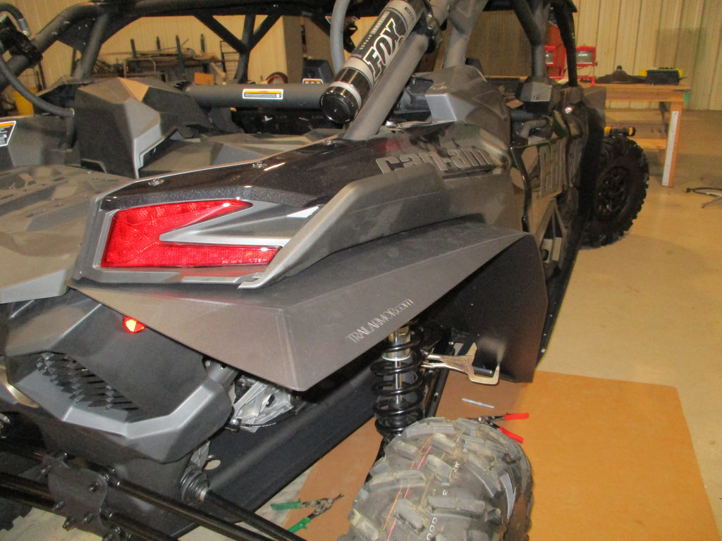 Trail Armor Can Am Maverick X3, Maverick X3 X Ds, Maverick X3 X Rs, Maverick X3 Max, Maverick X Rs, And Maverick Max X Ds Mud Flap Fender Extensions For X3 Style Fender Flares