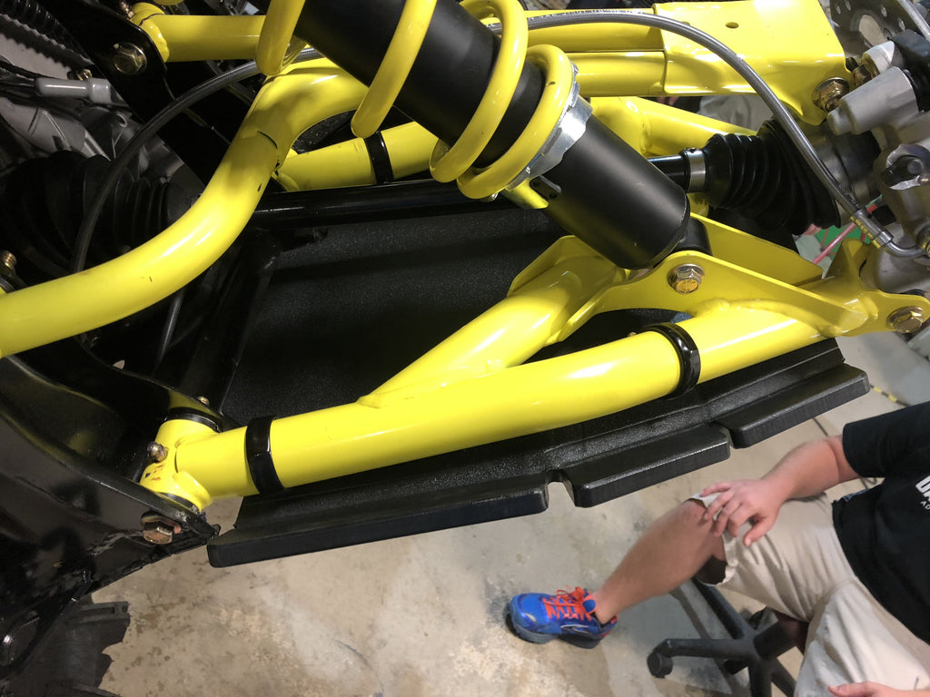 Trail Armor Can Am Defender Pro Lonestar, Can Am Defender X MR, Defender Max X MR, Defender DPS Cab, Defender Limited, Defender Max Limited, Defender Pro Limited, Defender Max Lonestar Cab iMpact A-Arm guards for FACTORY ARCHED A-ARMS