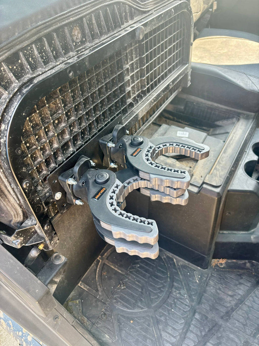 Offroad Armor Polaris Ranger Under Seat Hidden Rifle Mount