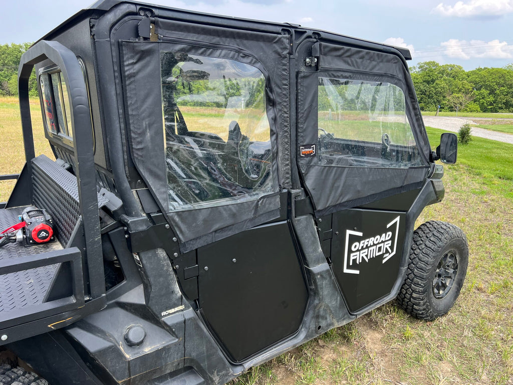 Can-Am Defender Max Framed Upper Soft Doors For ThumperFab Lower doors