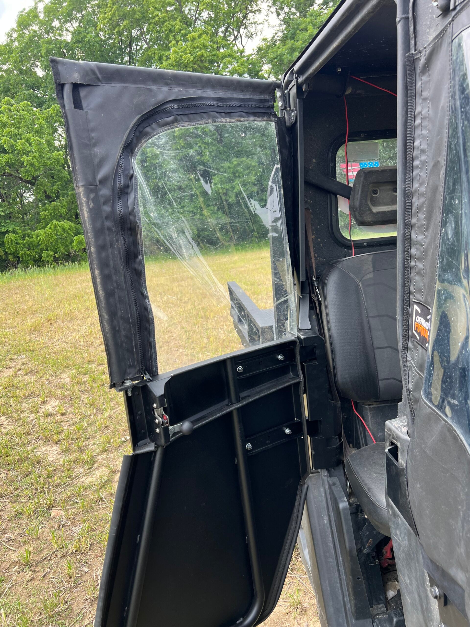 Can-Am Defender Max Framed Upper Soft Doors For ThumperFab Lower doors