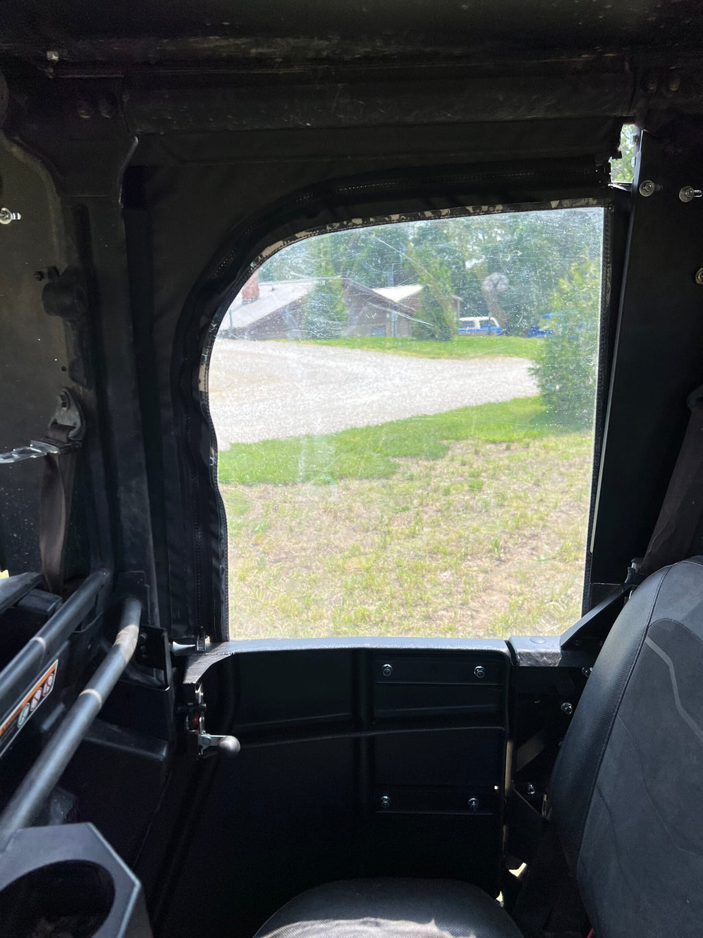 Can-Am Defender Max Framed Upper Soft Doors For ThumperFab Lower doors