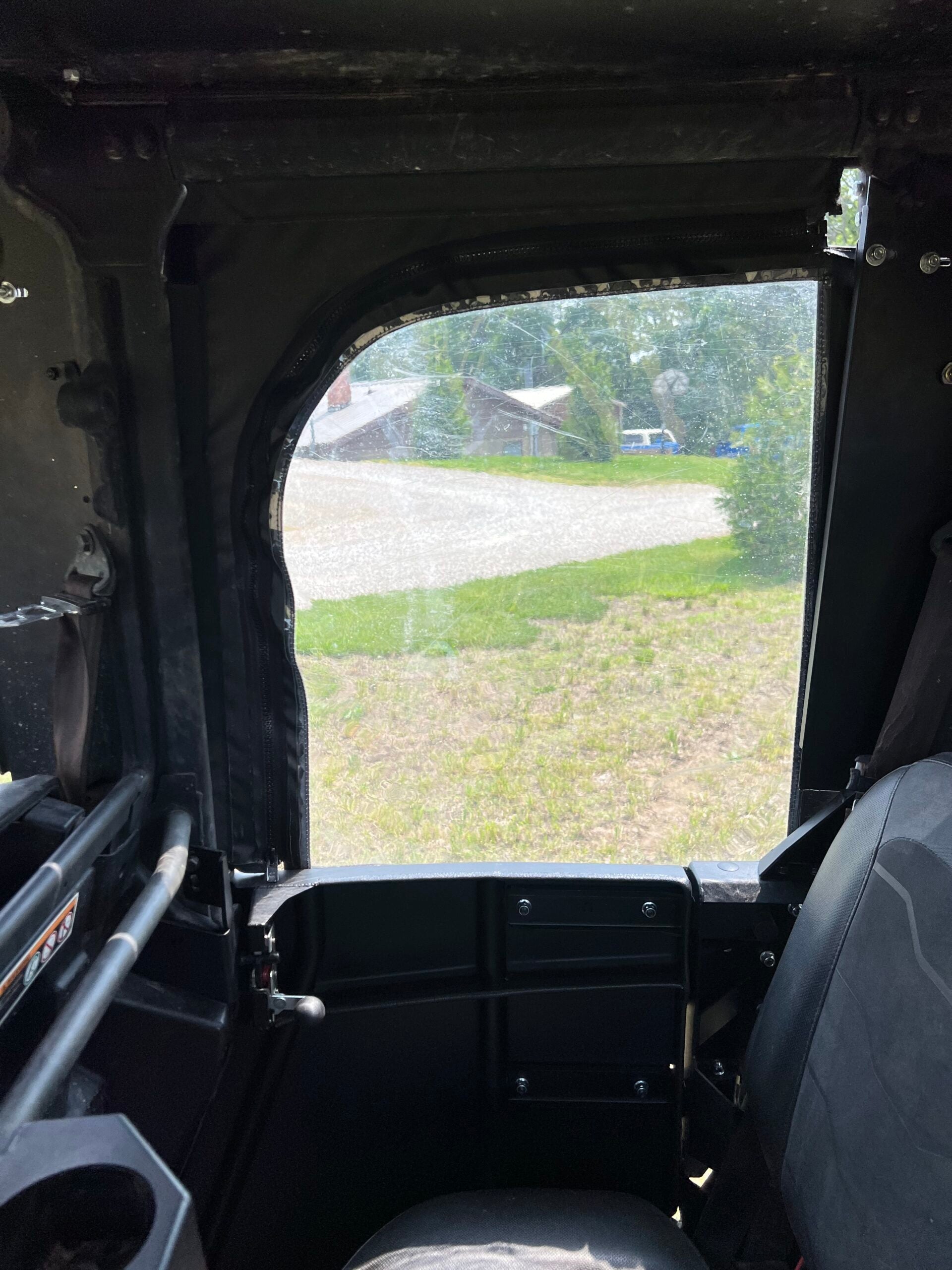 Can-Am Defender Max Framed Upper Soft Doors For ThumperFab Lower doors