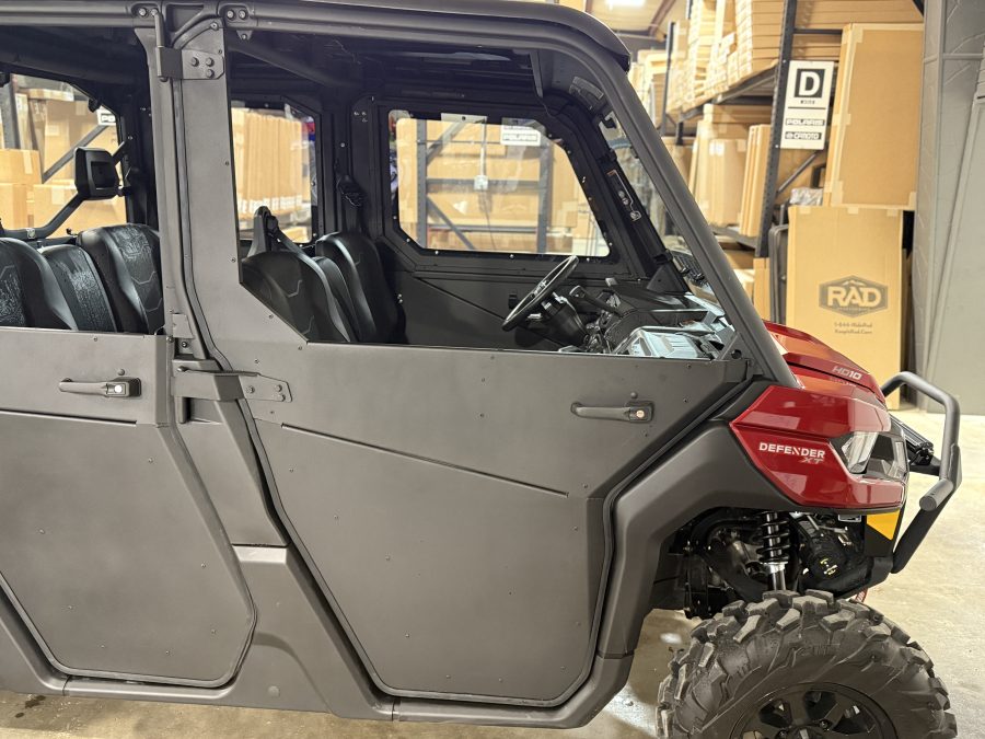 Can Am Defender Max Full Aluminum Door Kit, Converts From Full to Half