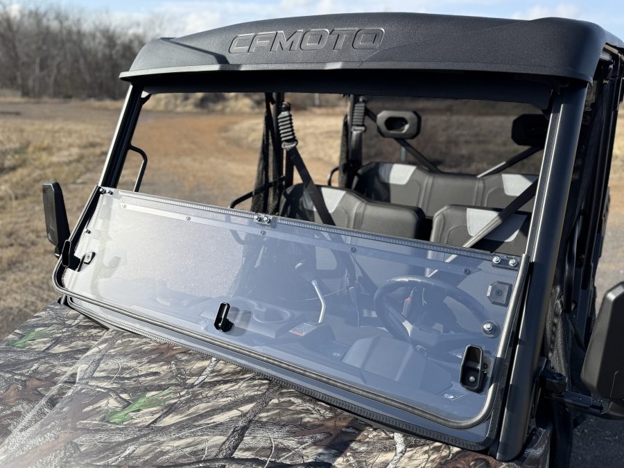 CF Moto UForce 800 XL Fold Down Windshield