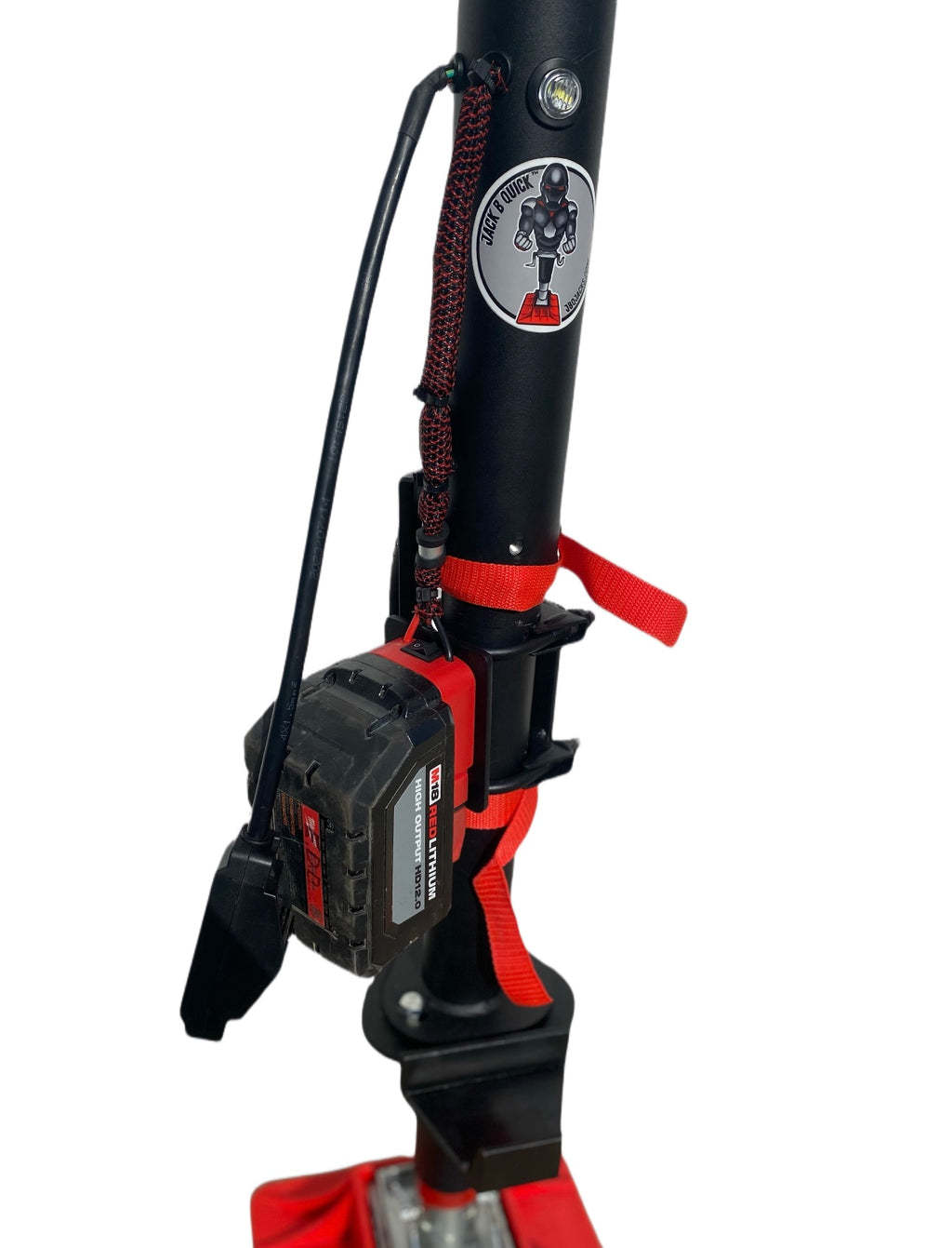 Offroad Battery Powered Jack (3500 LB.) for Milwaukee, DeWalt, Makita, or Rigid - Jack B Quick