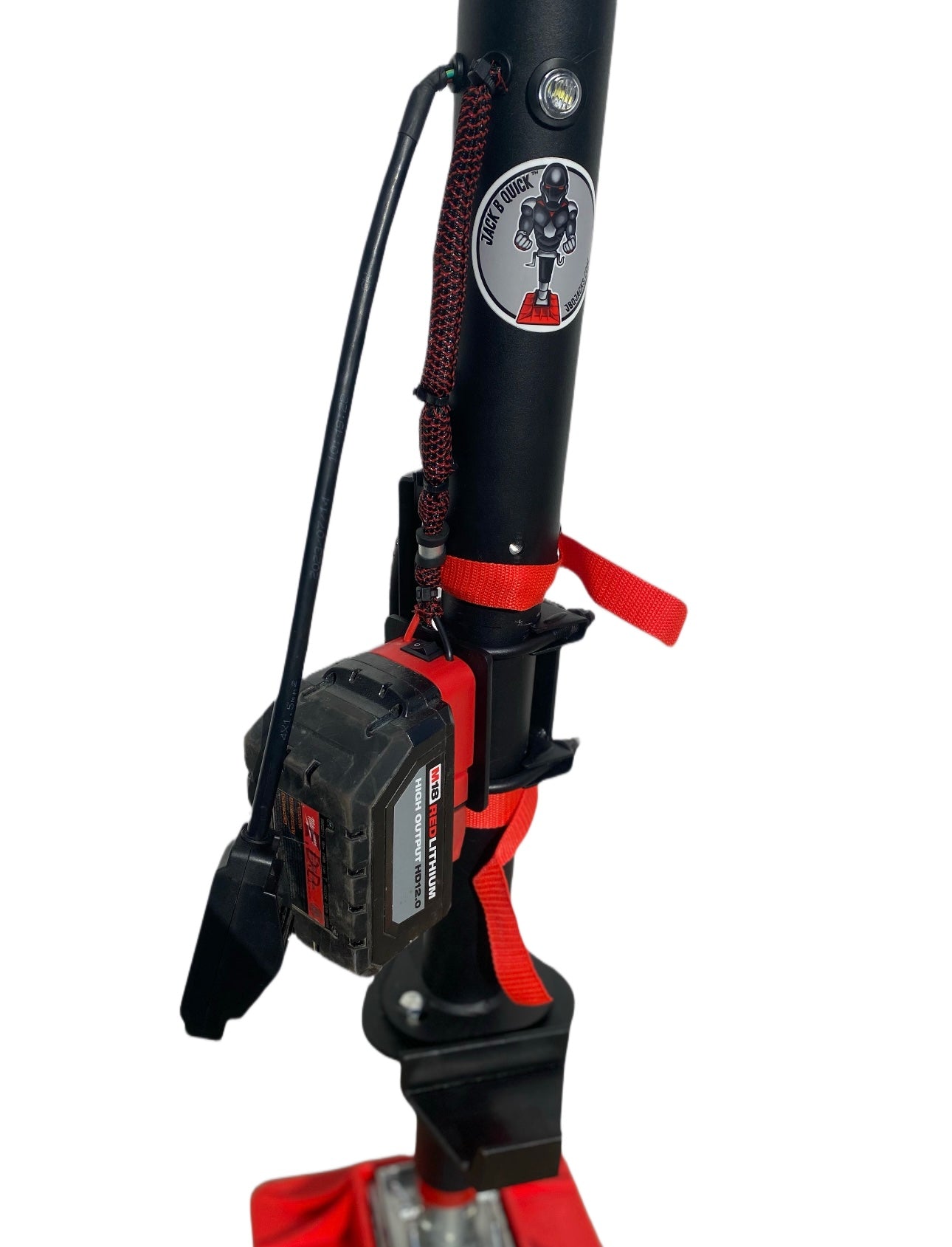 Offroad Battery Powered Jack (3500 LB.) for Milwaukee, DeWalt, Makita, or Rigid - Jack B Quick