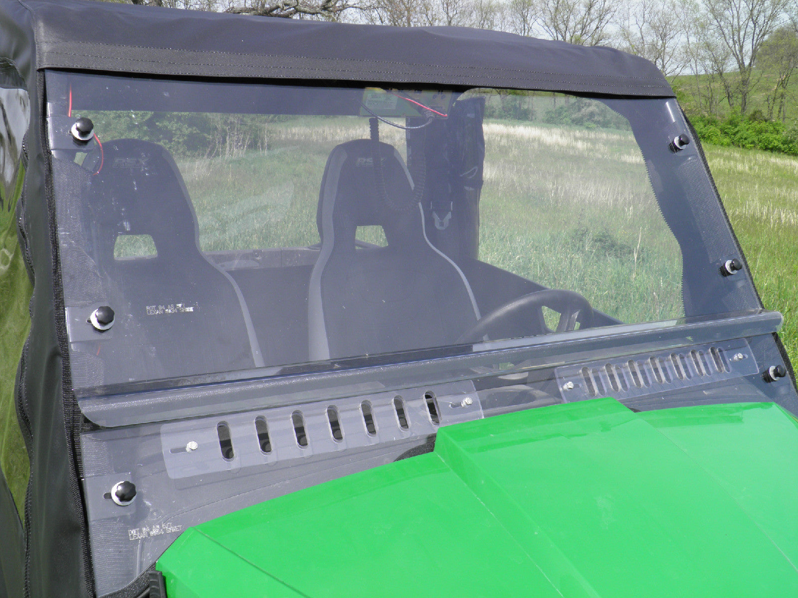 John Deere Gator 550/560/590/825/850I Split Lexan Windshield