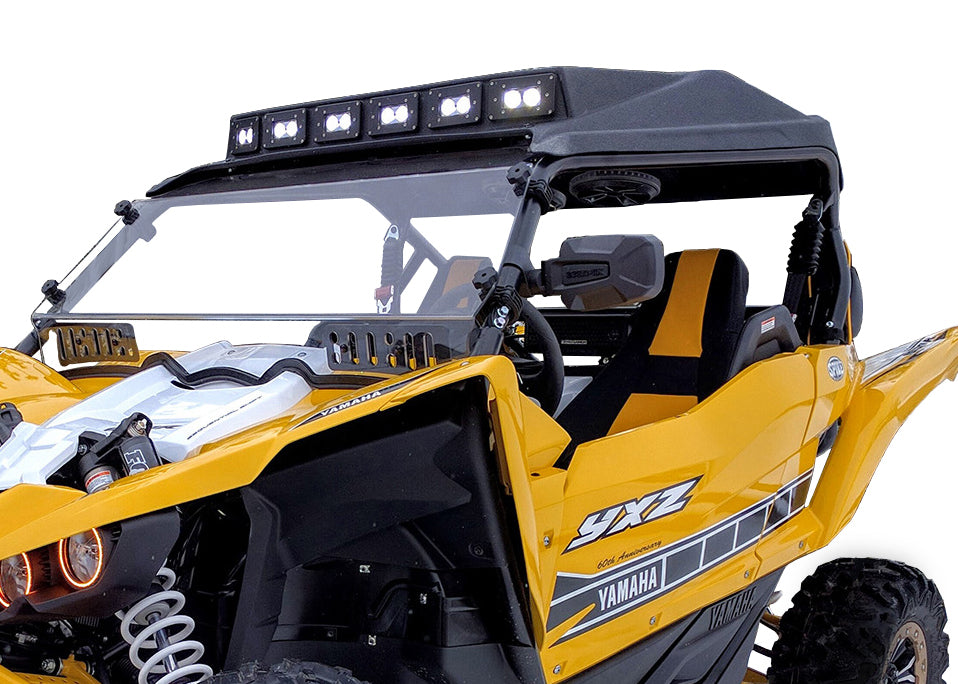 Yamaha Yxz Full Hard Coated Windshield With Dual Sliding Vents 2016-2018
