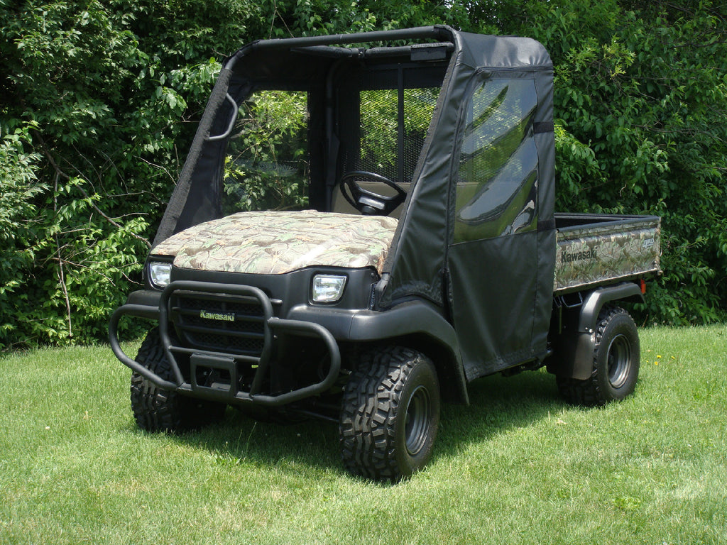 Kawasaki Mule 3000/3010/4000/4010 Trans Soft Doors and Rear Window Combo for an Existing Hard Windshield & Top