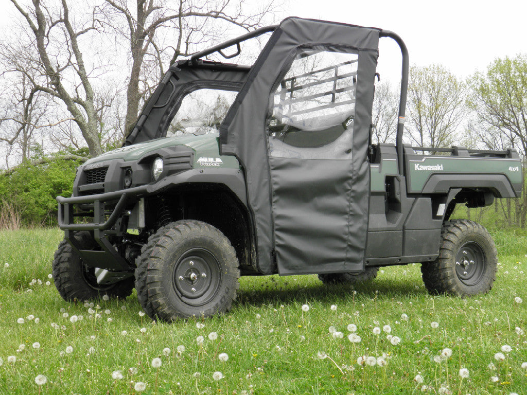 Kawasaki Mule Pro-Fx Soft Doors And Rear Window Combo For An Existing Hard Windshield &Amp; Top