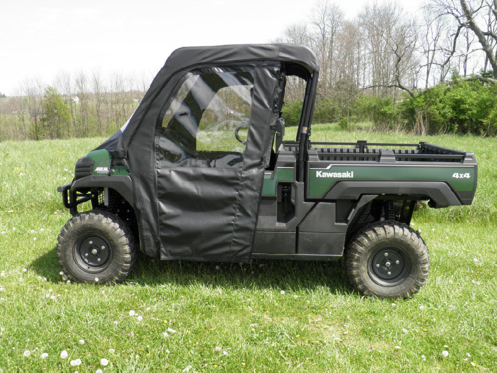 Kawasaki Mule Pro-Fx Soft Doors And Rear Window Combo For An Existing Hard Windshield &Amp; Top