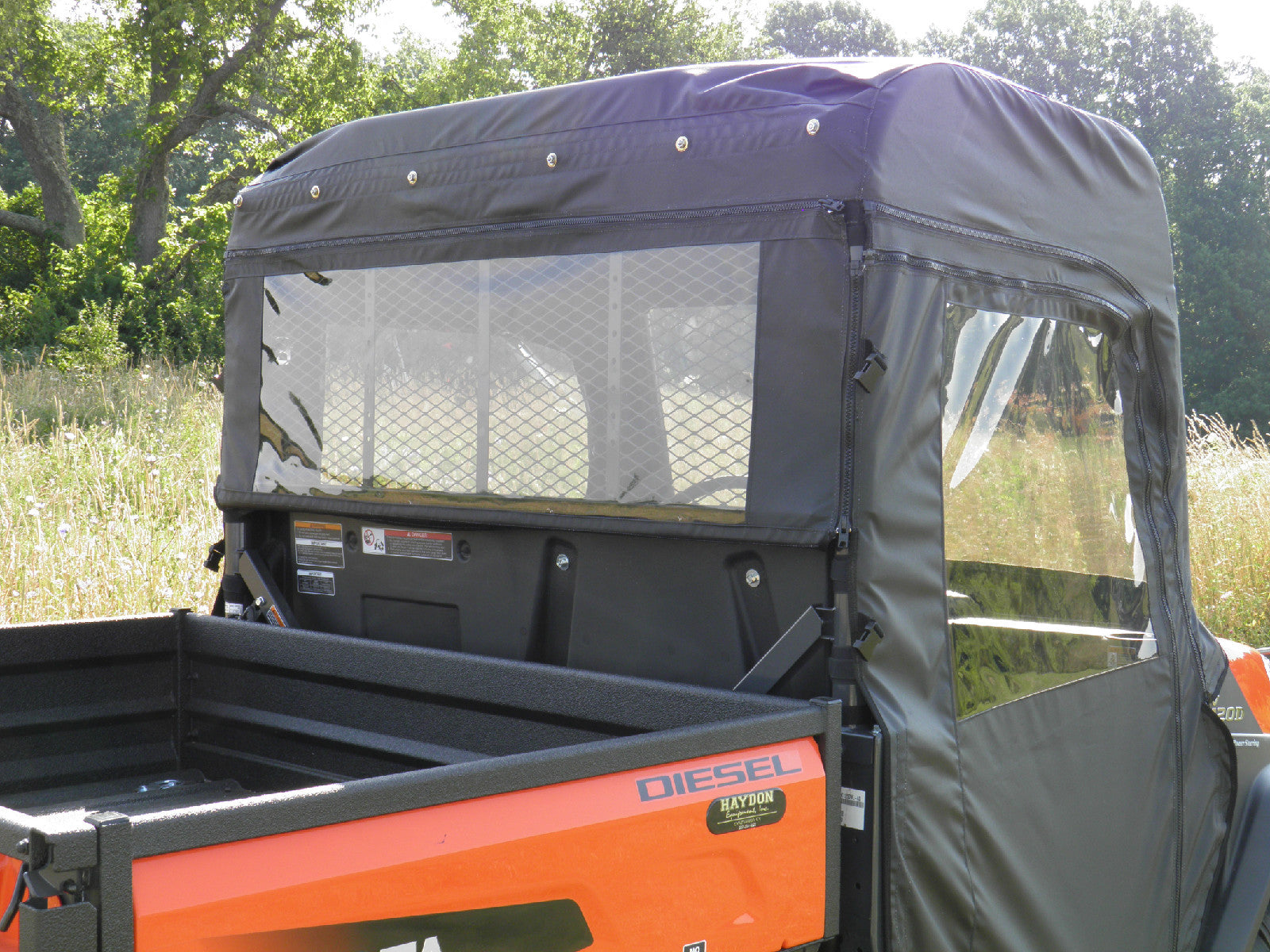 Kubota Rtv Soft Rear Panel - All Single Cab Models