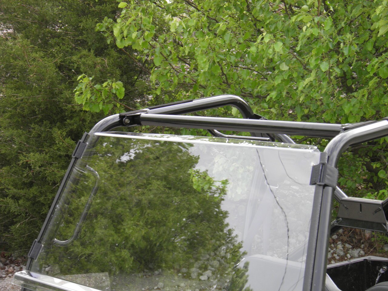 Kymco 450I 2-Piece Vented Windshield Scratch Resistant