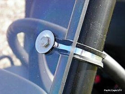 Kawasaki Mule Trans Split Lexan Windshield