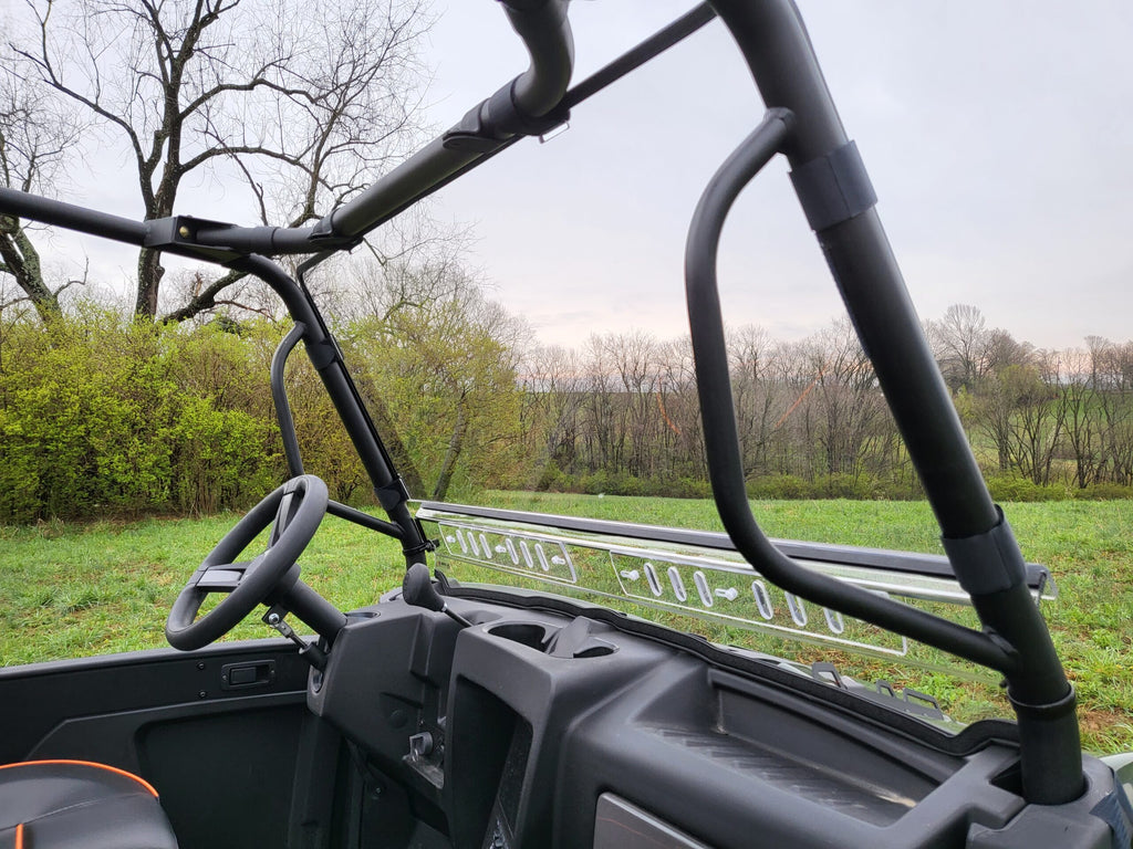 Intimidator – 2 Pc Windshield with Optional Vents/Clamps/Hard Coat