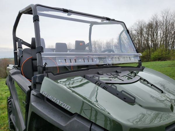 Intimidator – 2 Pc Windshield with Optional Vents/Clamps/Hard Coat