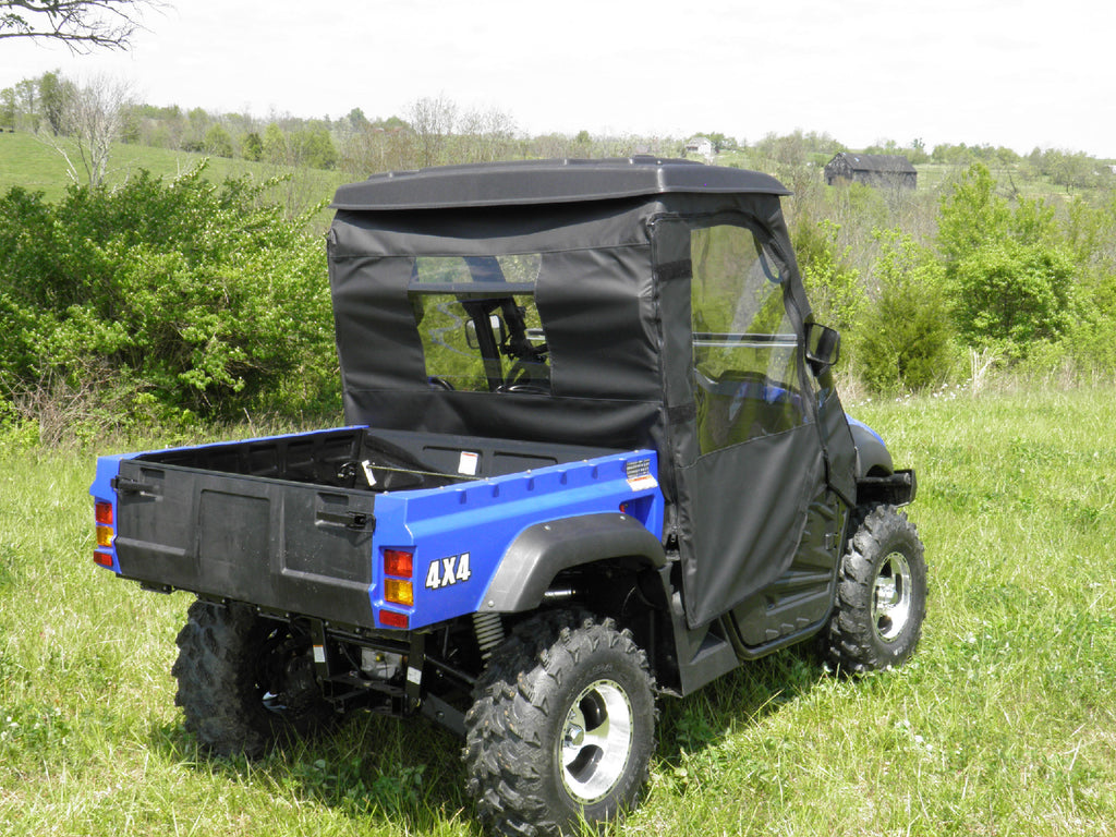 Hisun Hs/ Massimo Msu/ Cub Cadet Challenger/ Coleman Outfitter/ Bennche Bighorn 500-700 Soft Door And Rear Panel Combo For An Existing Hard Windshield & Top