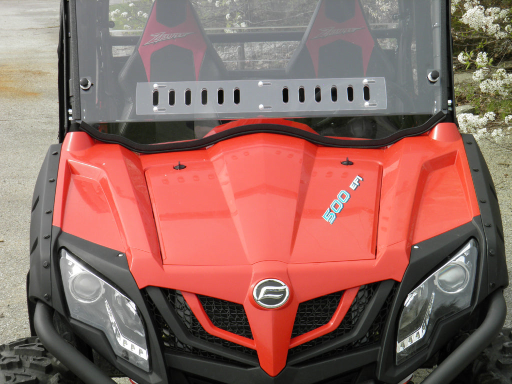 Full Lexan Windshield Cf Moto Z Force 500, 600, 800, 800 Ex And 1000