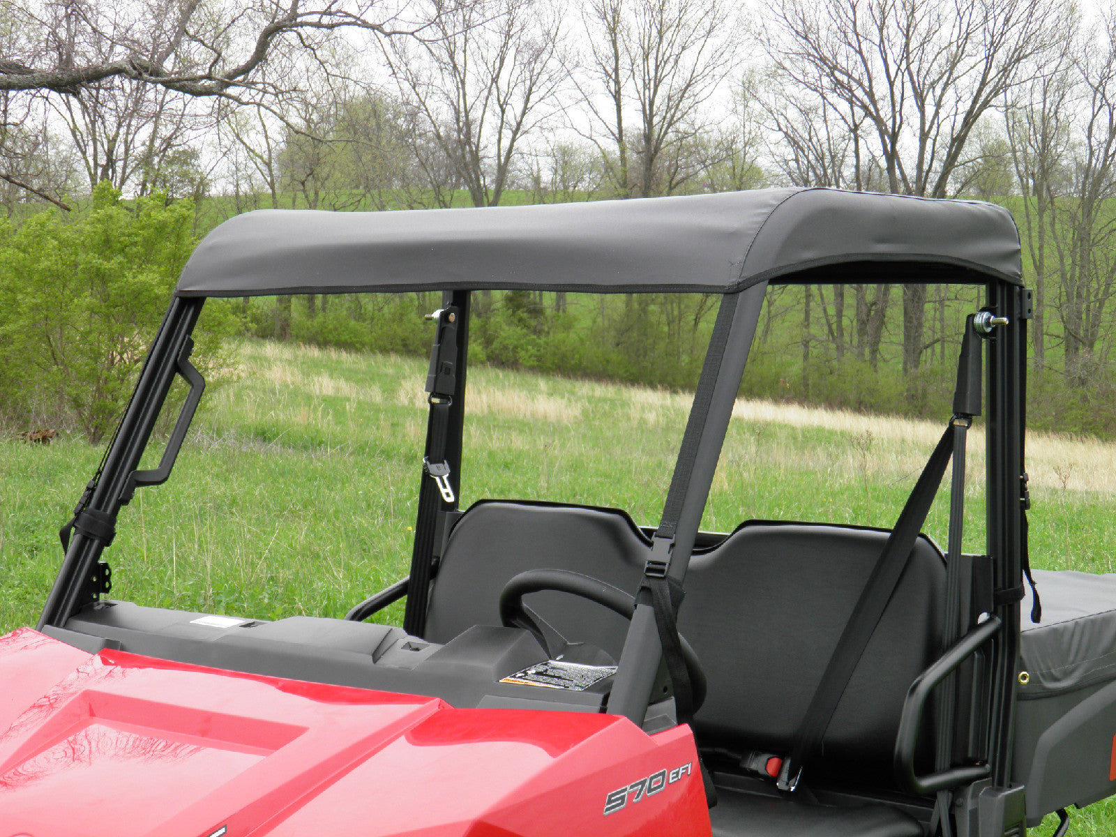 Polaris Ranger Soft Full Cab Enclosure for an Existing Hard Windshield-All Full and Mid Size Single Cab Models