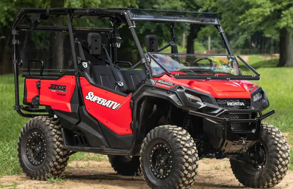 Honda Pioneer 1000 Scratch-Resistant 3-In-1 Windshield