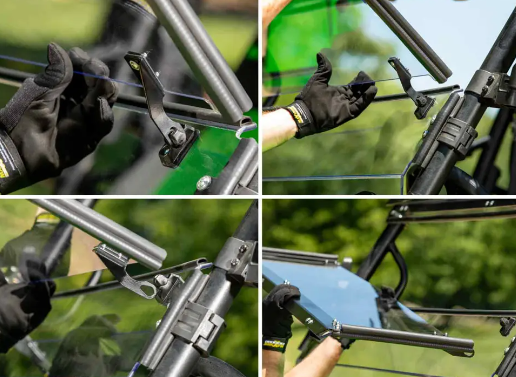 Honda Pioneer 1000 Scratch-Resistant 3-In-1 Windshield