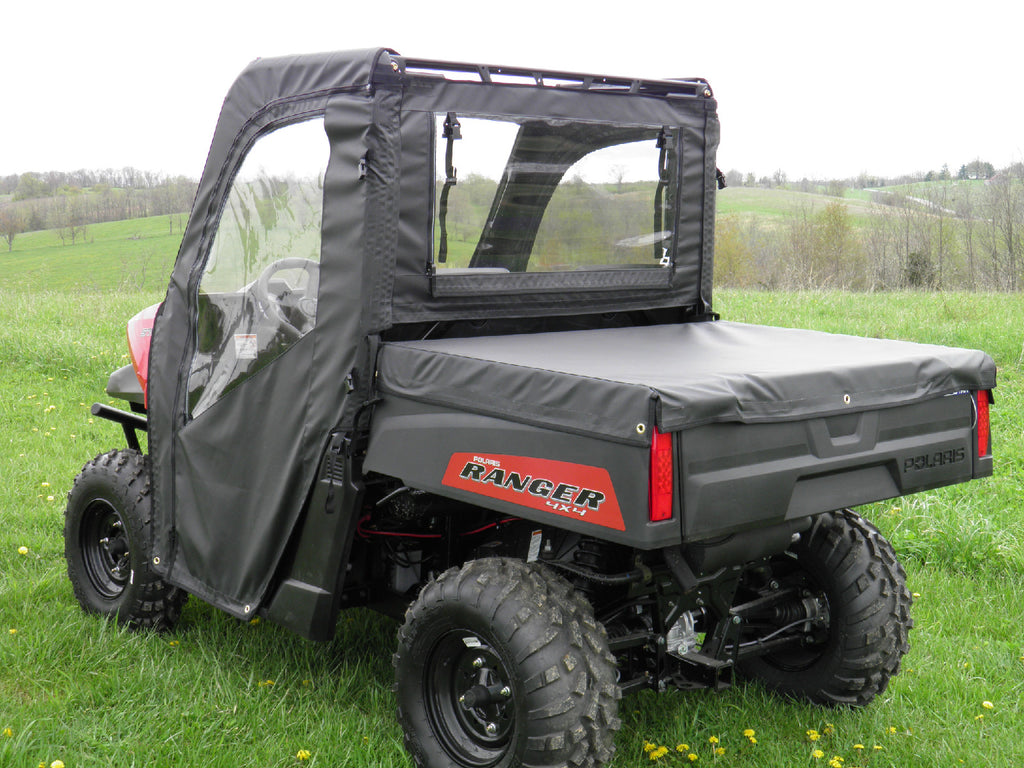 Polaris Ranger Soft Full Cab Enclosure for an Existing Hard Windshield-All Full and Mid Size Single Cab Models